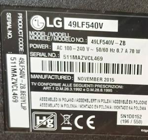 LG Flatscreen 50 Zoll Fernseher gebraucht Bild 4