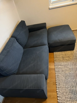 Ikea Kivik 3er Sofa inkl. Hocker Bild 3