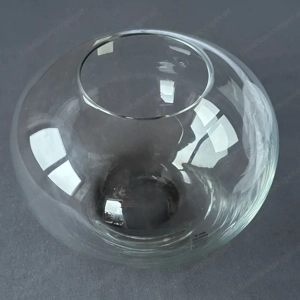 Große Kugelvase Glas - La Vida Germany - 22 cm - Handarbeit - wie neu Bild 2