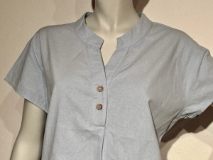 Leinenbluse hellblau Gr. 40 - luftig & leicht - Sommer - wie neu Bild 3