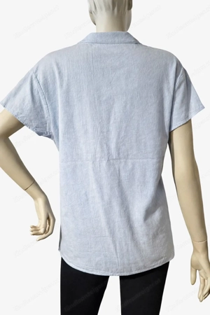 Leinenbluse hellblau Gr. 40 - luftig & leicht - Sommer - wie neu Bild 2