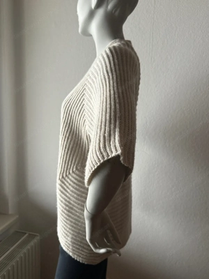 Kuschelig warme Strickjacke - S M - SORBET - creme - neu Bild 5