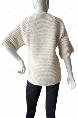 Kuschelig warme Strickjacke - S M - SORBET - creme - neu Bild 2