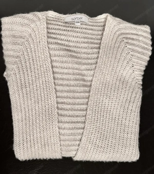 Kuschelig warme Strickjacke - S M - SORBET - creme - neu Bild 6