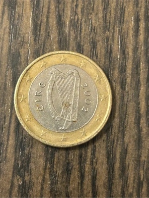1 Euro Umlaufmünze Irland 2002