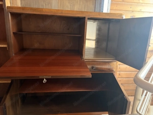 Schrank mit Sekretärfunktion & Bar Bild 5