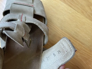 Waldviertler Sandalen Art. S1 Gr 35 flachs Bild 3