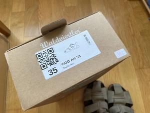 Waldviertler Sandalen Art. S1 Gr 35 flachs Bild 2