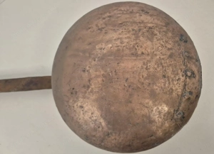 Antike Kupferkelle   Großer Schöpfkessel   XXL Deko   Urig & Massiv.  Bild 5