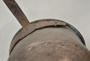 Antike Kupferkelle   Großer Schöpfkessel   XXL Deko   Urig & Massiv.  Bild 4