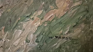 Original Walder Papst Ölgemälde   Motiv: Schussen bei Langenargen (Bodensee) Bild 2