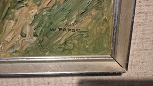 Original Walder Papst Ölgemälde   Motiv: Schussen bei Langenargen (Bodensee) Bild 8