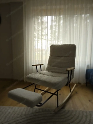 Moderner Relax-   Schaukelstuhl mit Hocker   NEU (originalverpackt)     180 VB Bild 3