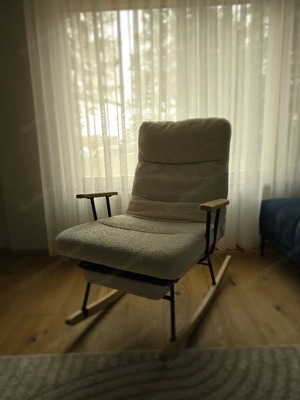 Moderner Relax-   Schaukelstuhl mit Hocker   NEU (originalverpackt)     180 VB Bild 4