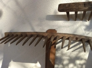 Antike Holzrechen Bild 3