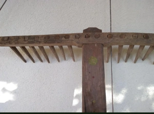 Antike Holzrechen Bild 2