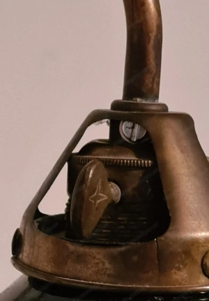 Antike Schreitischlampe Bild 3