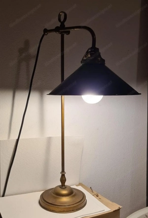 Antike Schreitischlampe Bild 2
