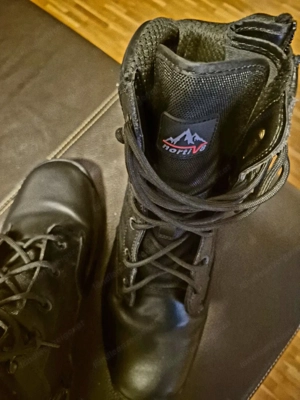 Polizei Leder Stiefel  Bild 4