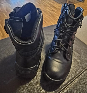 Polizei Leder Stiefel  Bild 2