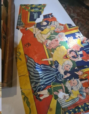 Antiquität Holzpuzzle Würfelpuzzle  Bild 7