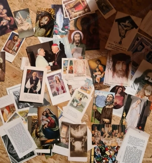 Alte Heiligenbilder und Gebete Bild 2