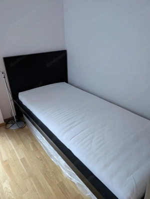 Ikea Bettgestell hoch schwarz 90x200   Bild 3