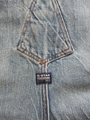 Jeans-Latzhose, Größe S, Marke: G-STAR Bild 3