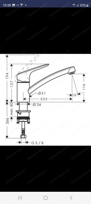 Hansgrohe Einhebel-Küchenmischer -Armatur Bild 2