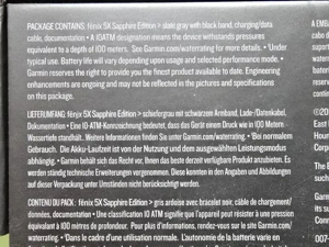 Garmin Sportuhr Fenix 5X Saphire Bild 4