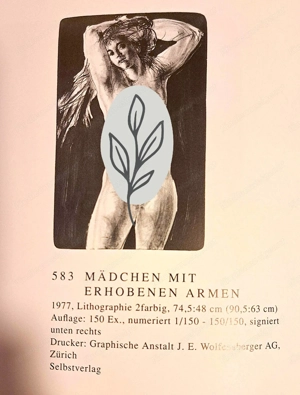 Lithographie Hans Erni Bild 2