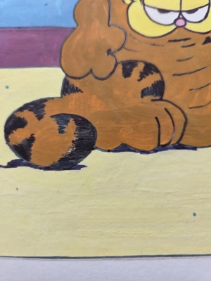 Garfield Original Handgemahlt Bild 4