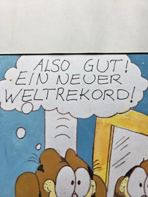 Garfield Original Handgemahlt Bild 7
