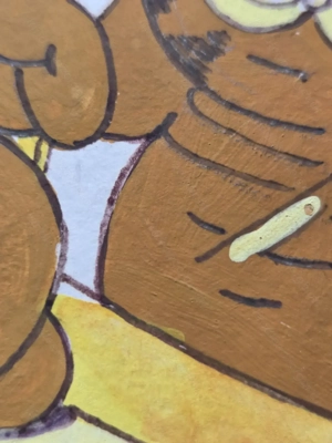 Garfield Original Handgemahlt Bild 2