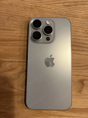 I Phone 15 Pro Natural Titanium 128 GB Bild 4