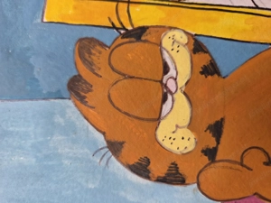 Garfield Original von Jim Davis Handgemahlt Bild 6