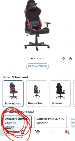 Gaming sessel Bild 2