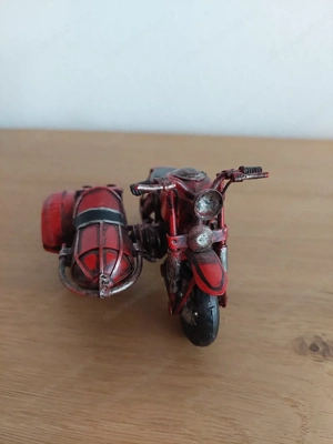 Kleines Retro Motorrad Beiwagen Bild 3