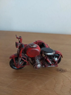 Kleines Retro Motorrad Beiwagen Bild 2