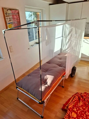 Fahrradanhänger zum Schlafen, Sitzen, Wohnen Bild 2