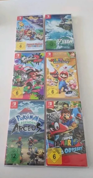 Nintendo Switch Konsole mit 6 Spielen + Zubehörpaket Bild 4