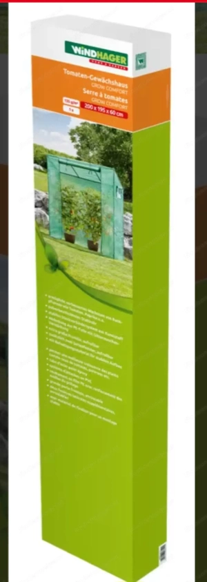 Tomatengewächshaus Windhager Bild 3