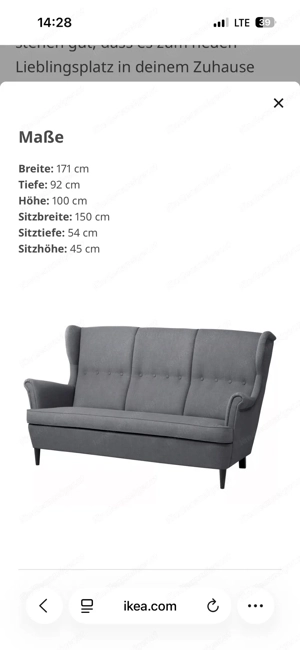 3er Sofa Ikea Bild 4