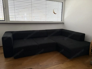Ecksofa schwarz