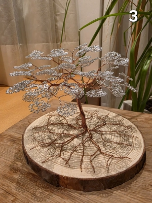 Handgefertigte Deko-Bäume aus Kupfer und Aluminium   Unikat! Bild 2