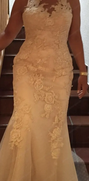 Wunderschönes Brautkleid vom Spanischen Designer Pronovias Gr. 38 40 Bild 4