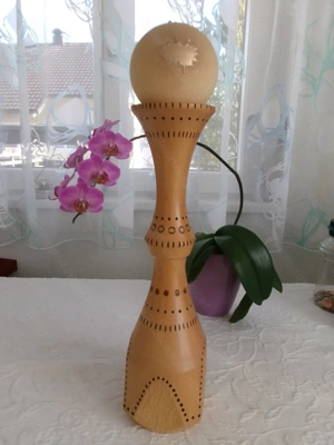 Kerzenständer aus Holz  Bild 4