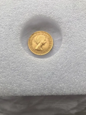 Vereinigtes Königreich. Elizabeth II. Sovereign 1965 London Bild 3