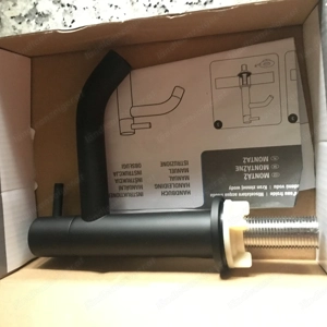  Einhebel Wasserhahn für den Waschtisch in Schwarz, wie Vola Bild 2