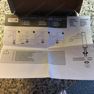  Einhebel Wasserhahn für den Waschtisch in Schwarz, wie Vola Bild 3